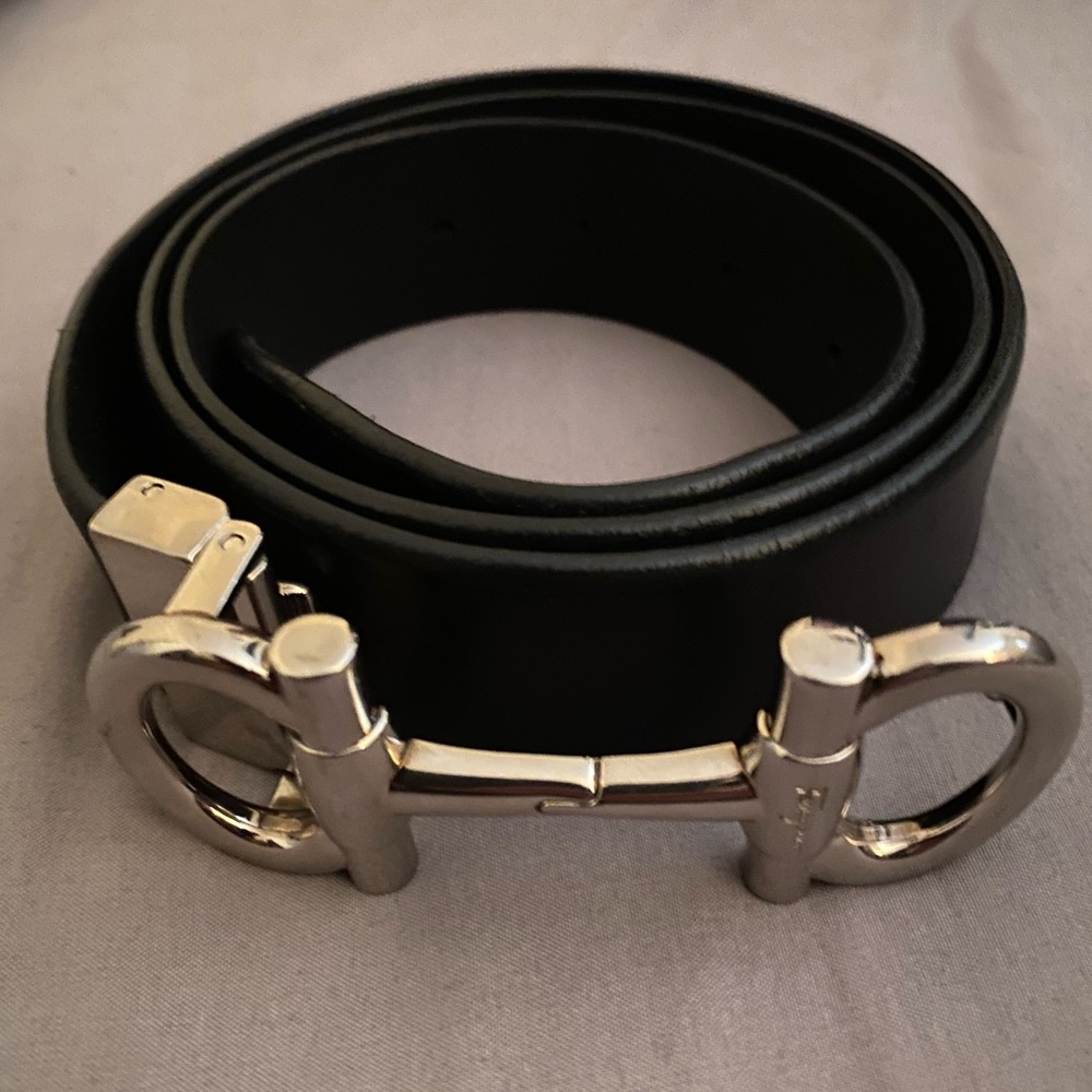 Salvatore Ferragamo Black Belt for Men